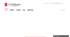Desktop Screenshot of lappublicitaria.com