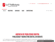 Tablet Screenshot of lappublicitaria.com